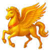 9 thunderbolts gold pegasus symbol