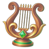9 thunderbolts golden lyre symbol