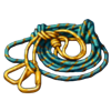9k yeti gold climbing rope symbol