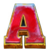 9k yeti gold dream drop letter a symbol