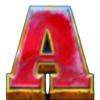 9k yeti gold letter a symbol