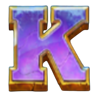 9k yeti gold letter k symbol