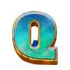 9k yeti gold letter q symbol