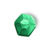 a hopping kiss green symbol