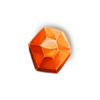 a hopping kiss orange symbol