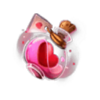a hopping kiss potion symbol