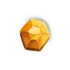 a hopping kiss yellow symbol