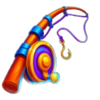 action bass rod symbol
