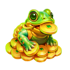action boost fortune frog symbol