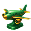 advance to gold green airplane symbol