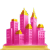 advance to gold pink city symbol