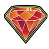 africa zero diamond red symbol