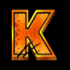 african cats k letter symbol