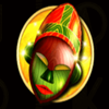 african drum mask symbol