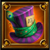 alices wonder tale hatter hat symbol