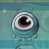 alien planets blue symbol