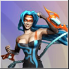 alpha squad blue hair symbol
