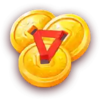 always up x10000 gold coins symbol