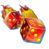 amazing legends lucky devils pyromania dices symbol