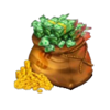 amazing link bounty wanted bag symbol