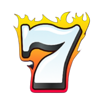american sevens 7 white fire symbol