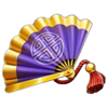 amusnet interactive pandas gold purple fan symbol