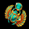 ancient pharaoh bettle symbol