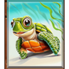 angry tiki doublemax baby turtle symbol