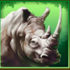 animals of africa rhino symbol