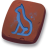 anubis moon blue rune symbol