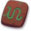 anubis moon green rune symbol