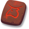 anubis moon red rune symbol