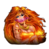 arabian fire loaded with loot woman symbol