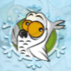 arctic wild white owl symbol