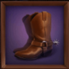 armadillo goes west cowboy boot symbol