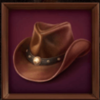 armadillo goes west cowboy hat symbol