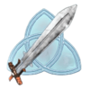 arrows edge dragons cave sword symbol