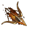 aspect gaming red cliff fire bow arrow symbol
