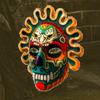aztec pyramids mask symbol