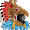 aztecs treasure mask symbol