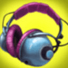 back to the 70s headphones symbol