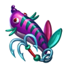 bait n bank fish lure symbol