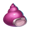 bait n bank pink seashell symbol