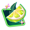 banana x lime slice symbol
