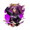 band girl purple drummert symbol