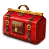 bandit bust suitcase symbol