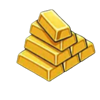 bank maker gold bars symbol