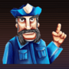 bank robbery policeman symbol