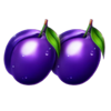 basket bounty purple plums symbol