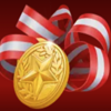 basketball star medal symbol